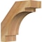 Ekena Millwork 4"W x 10"D x 10"H Merced Rough Sawn Knee Brace, Western Red Cedar BRC04X10X10MRC00RWR - alternate 1